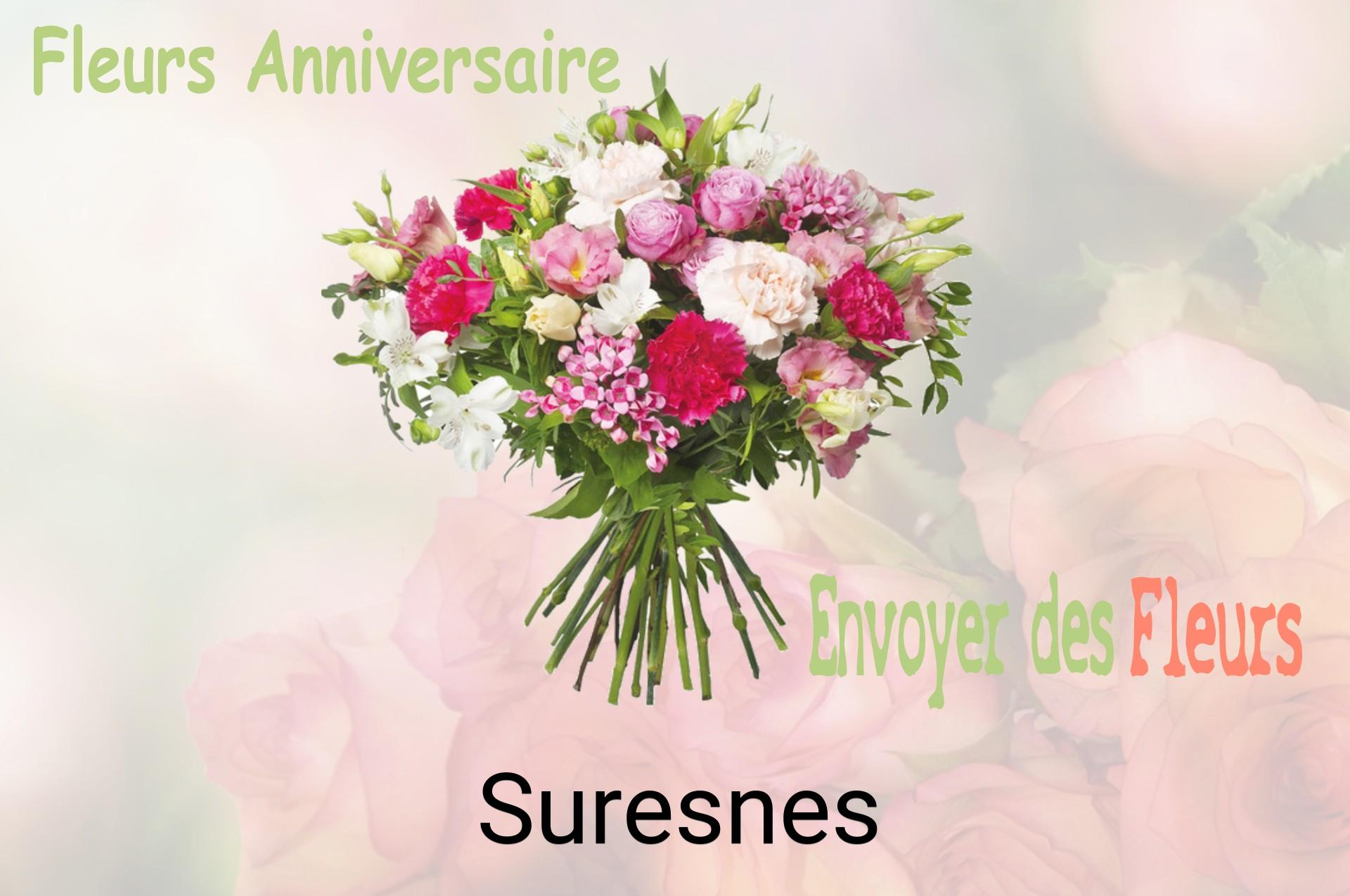 Bouquet de fleurs d’anniversaire livré à Suresnes